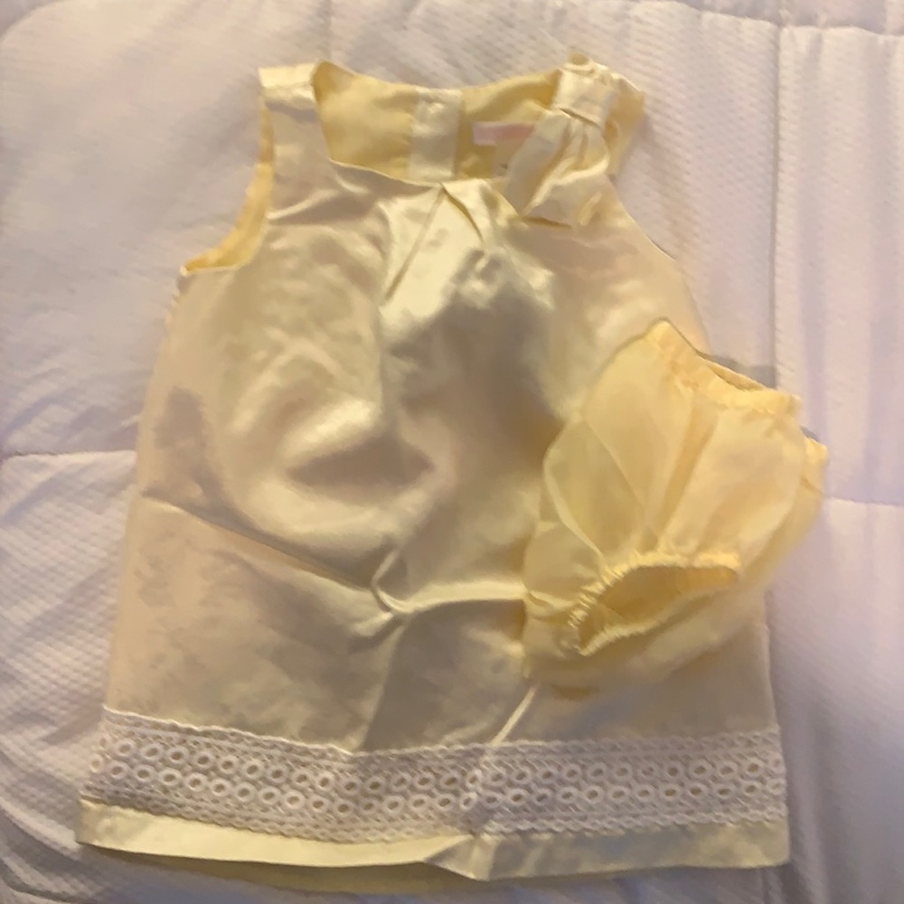 Janie and jack yellow dress
